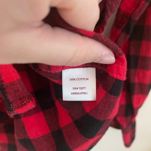 SO Black and Red Plaid Flannel Button Down - Picture 6 of 8